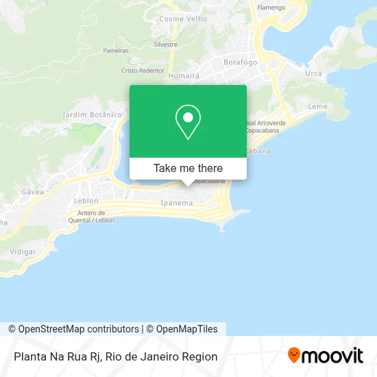 Planta Na Rua Rj map
