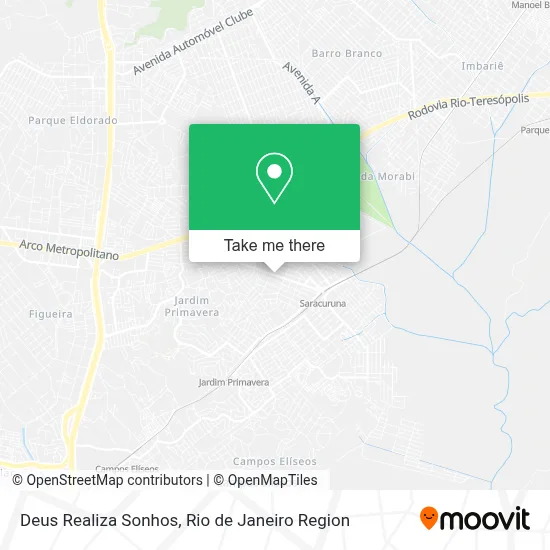Deus Realiza Sonhos map