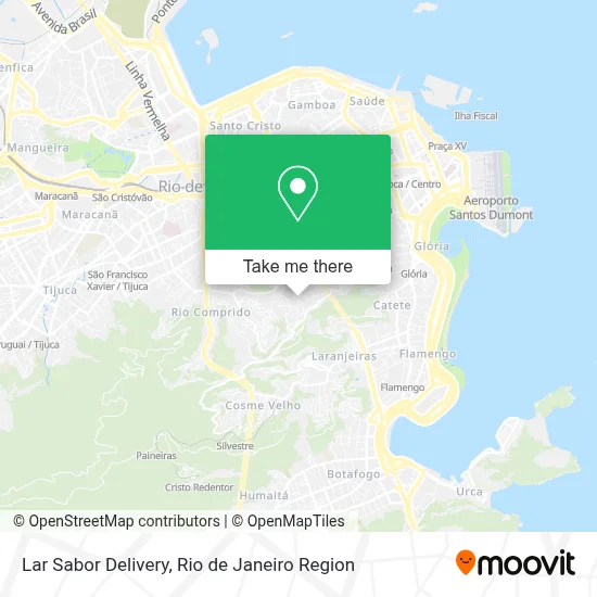Lar Sabor Delivery map