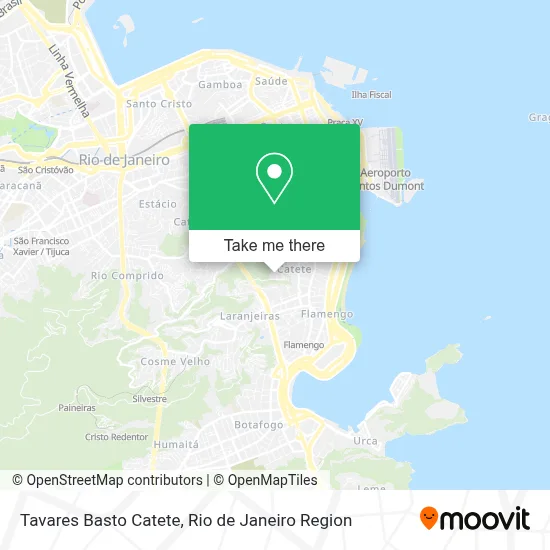 Tavares Basto Catete map