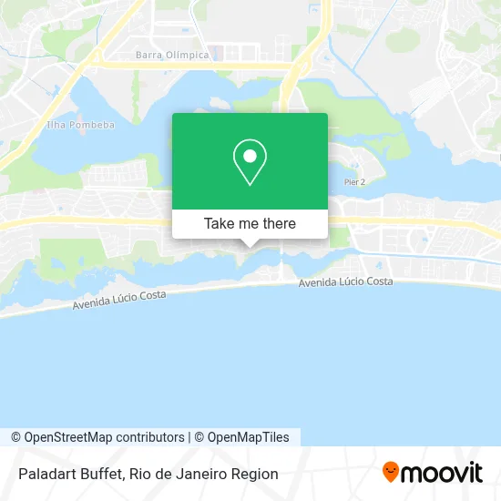 Paladart Buffet map