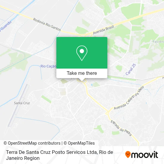 Terra De Santa Cruz Posto Servicos Ltda map