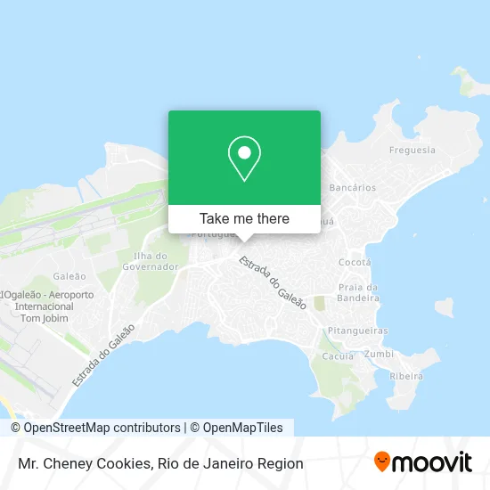 Mr. Cheney Cookies map