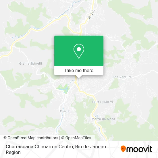 Churrascaria Chimarron Centro map