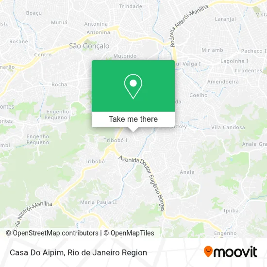Casa Do Aipim map