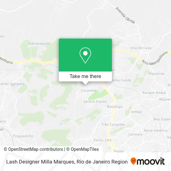Lash Designer Milla Marques map