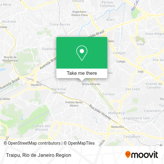 Traipu map
