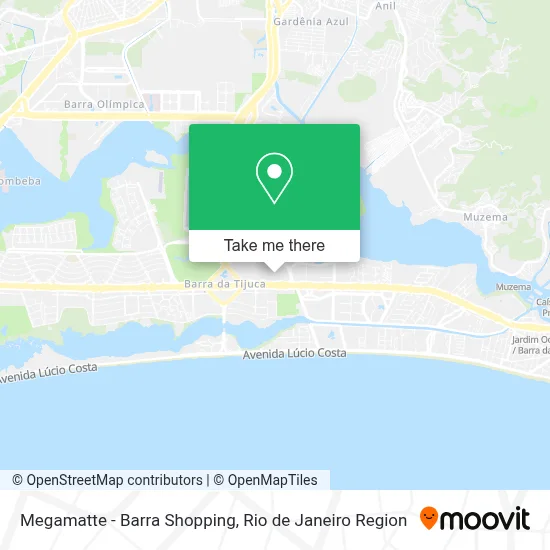 Megamatte - Barra Shopping map