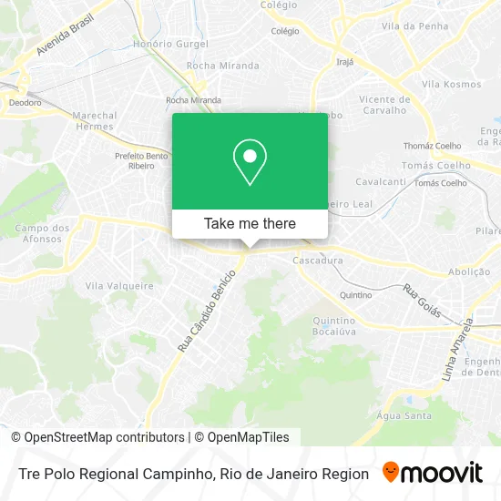 Tre Polo Regional Campinho map