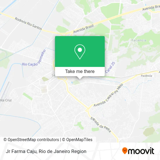 Jr Farma Caju map