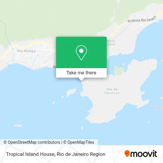 Tropical Island House map