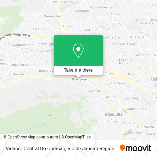 Vidacor Central Do Coracao map