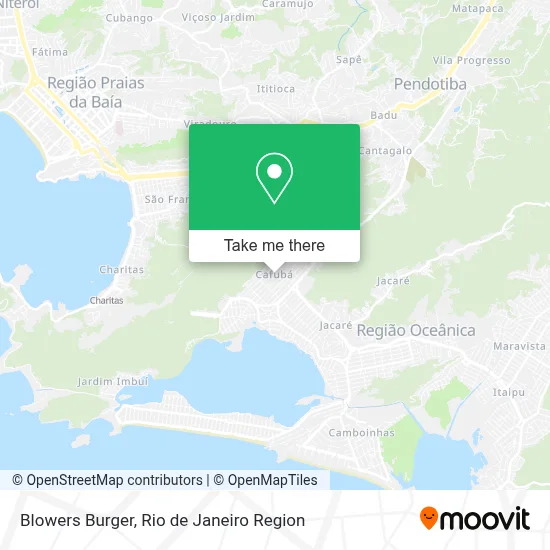 Blowers Burger map