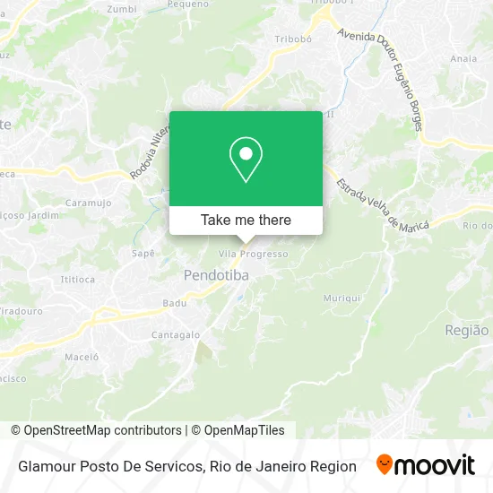 Glamour Posto De Servicos map