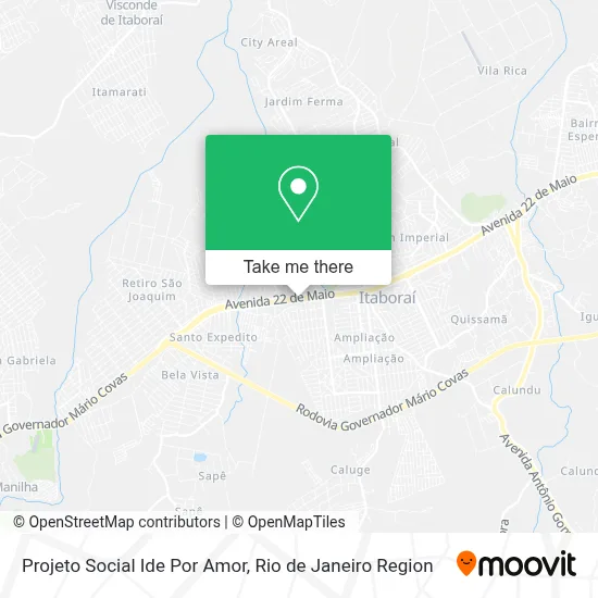 Projeto Social Ide Por Amor map