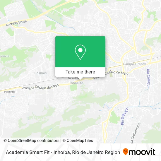 Academia Smart Fit - Inhoíba map