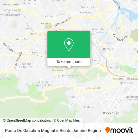 Posto De Gasolina Magnata map