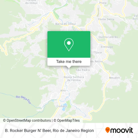 B. Rocker Burger N' Beer map