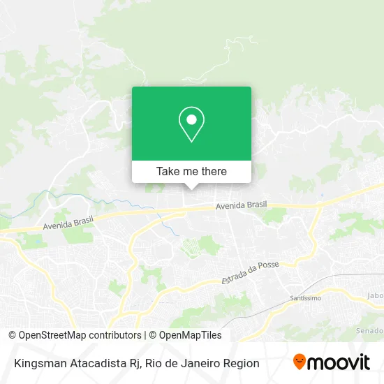Kingsman Atacadista Rj map