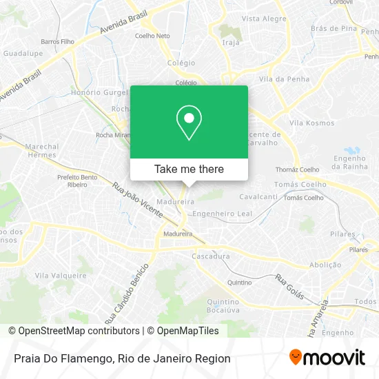 Praia Do Flamengo map