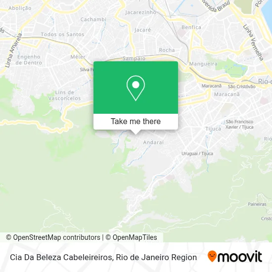 Cia Da Beleza Cabeleireiros map