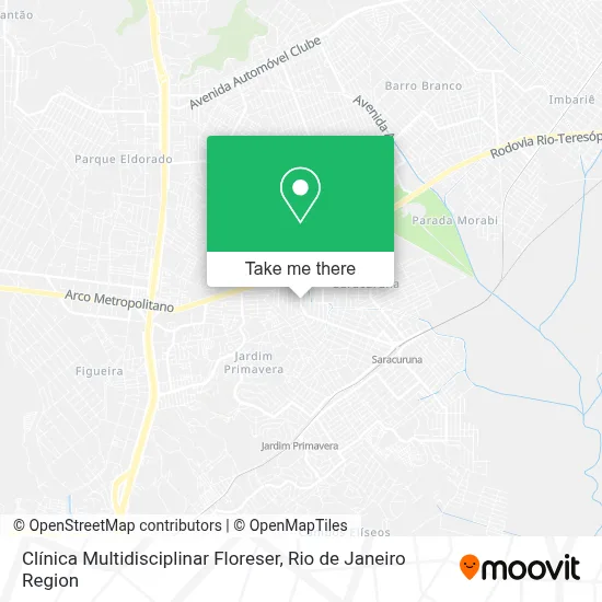 Clínica Multidisciplinar Floreser map
