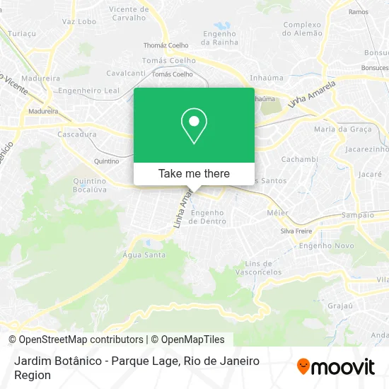 Jardim Botânico - Parque Lage map
