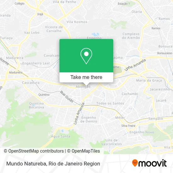 Mundo Natureba map