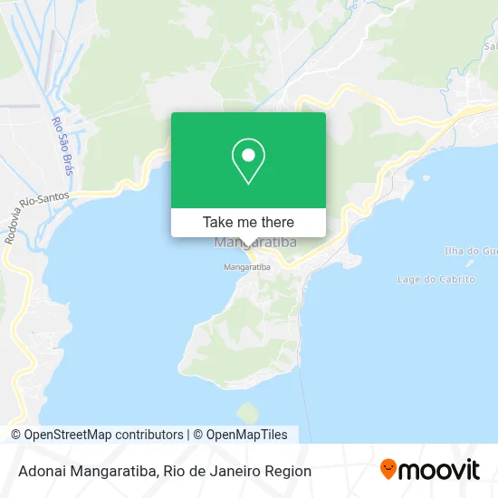 Adonai Mangaratiba map