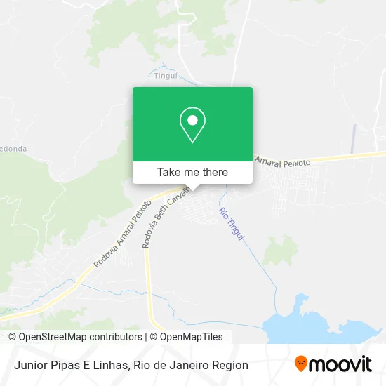 Junior Pipas E Linhas map