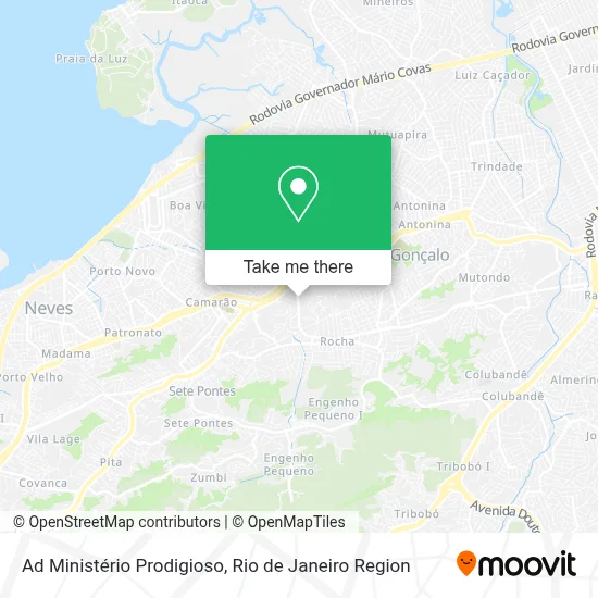 Ad Ministério Prodigioso map