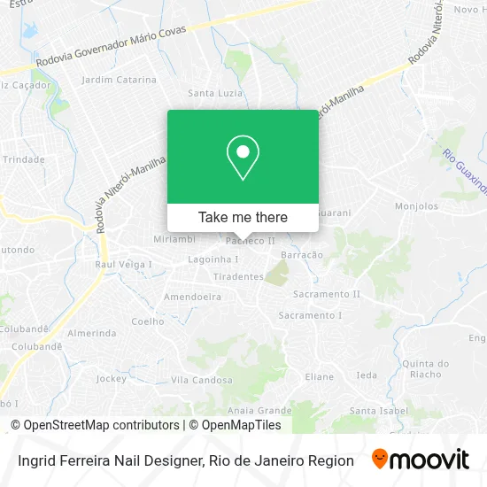 Ingrid Ferreira Nail Designer map