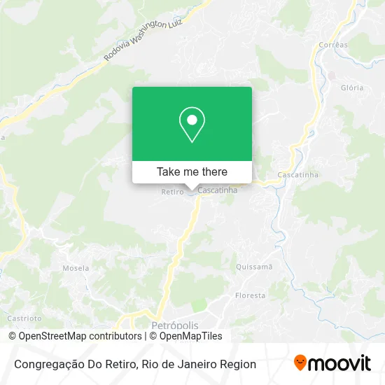 Congregação Do Retiro map