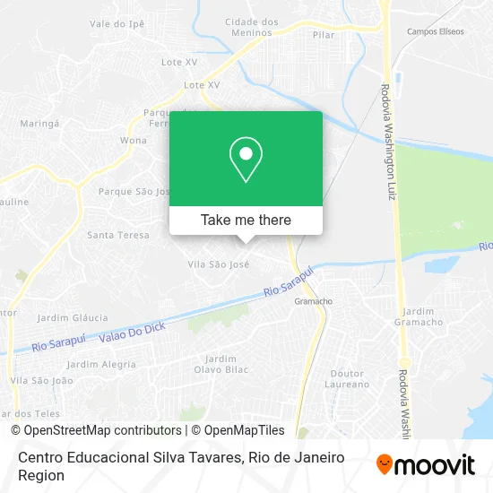 Centro Educacional Silva Tavares map