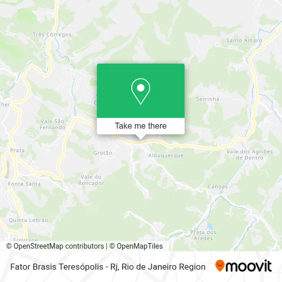 Fator Brasis Teresópolis - Rj map