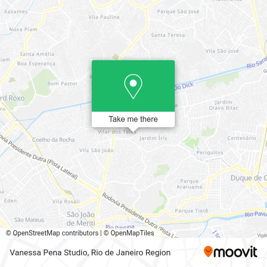 Vanessa Pena Studio map