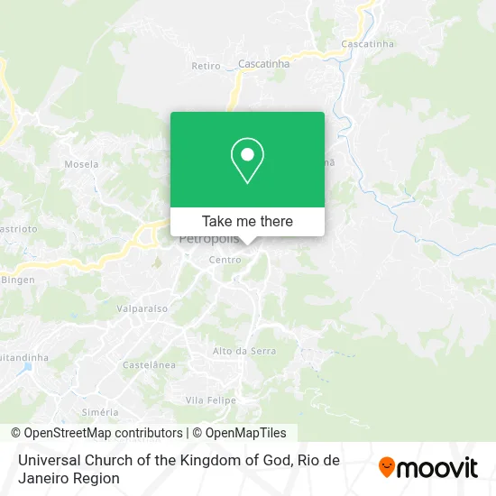 Igreja Universal Do Reino De Deus map