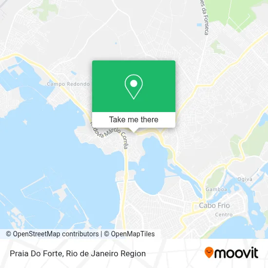 Praia Do Forte map