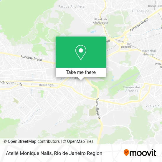 Ateliê Monique Nails map