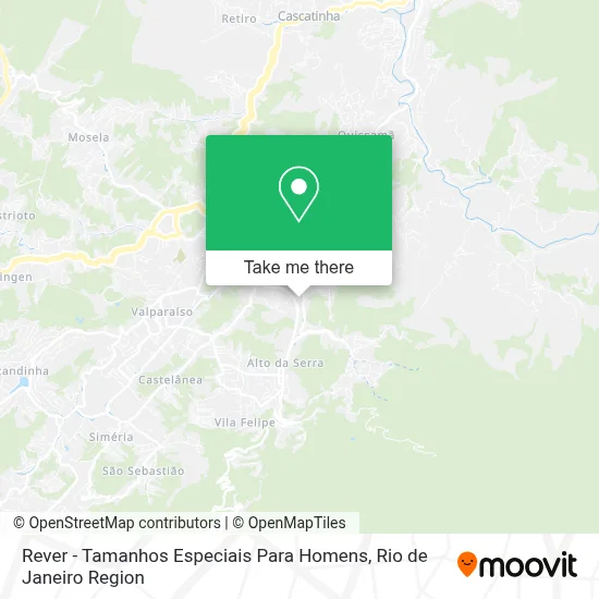 Rever - Tamanhos Especiais Para Homens map