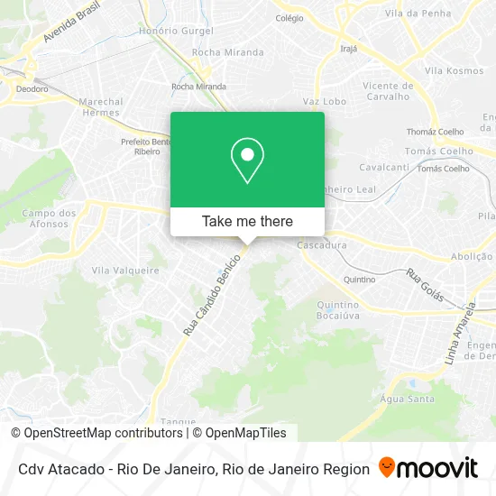 Cdv Atacado - Rio De Janeiro map