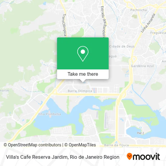 Villa's Cafe Reserva Jardim map