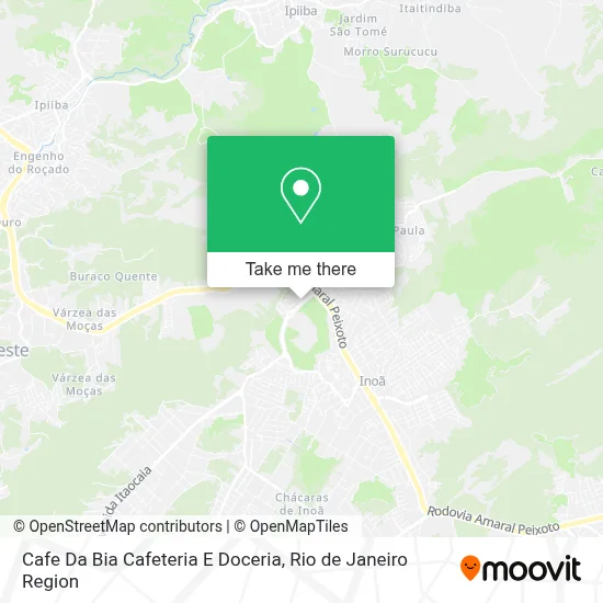 Cafe Da Bia Cafeteria E Doceria map