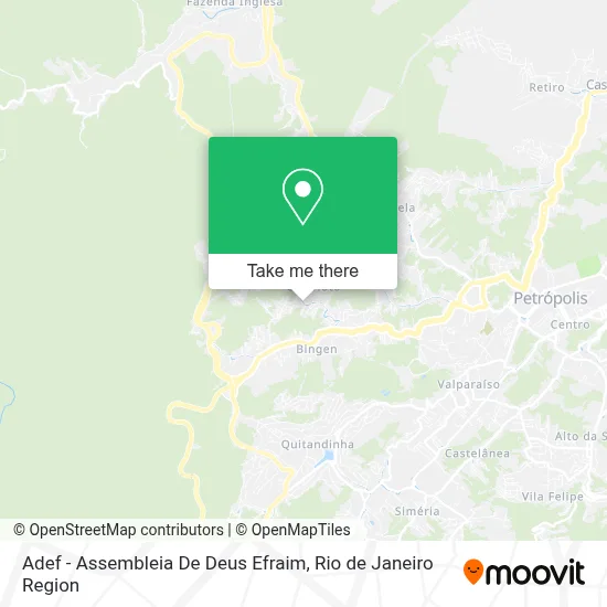 Adef - Assembleia De Deus Efraim map