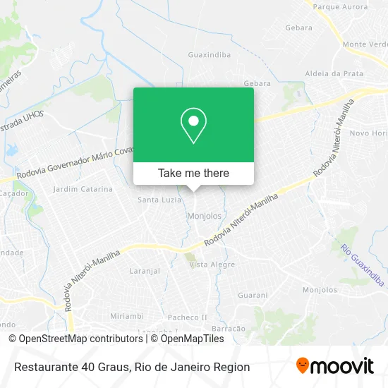 Restaurante 40 Graus map
