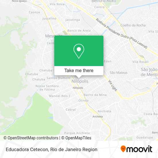 Educadora Cetecon map