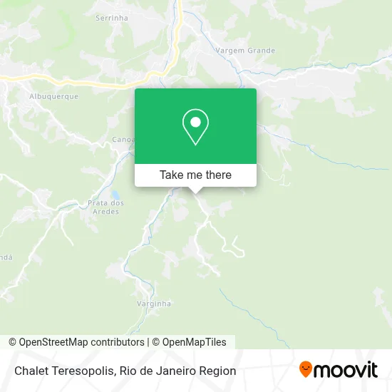 Chalet Teresopolis map