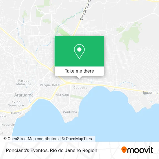 Ponciano's Eventos map