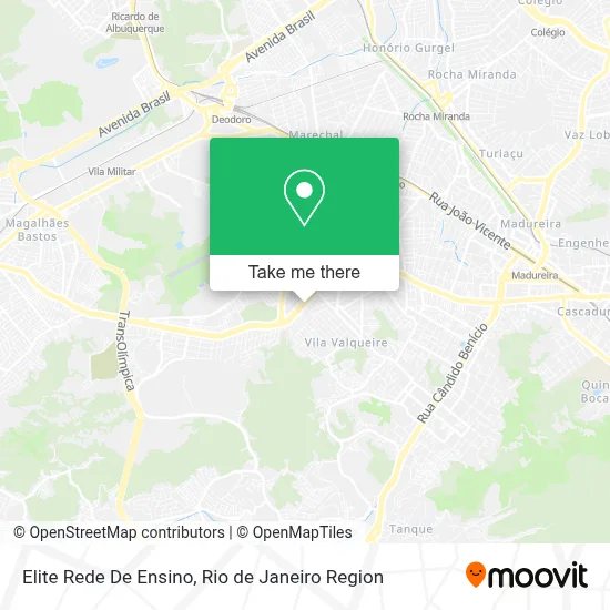 Elite Rede De Ensino map