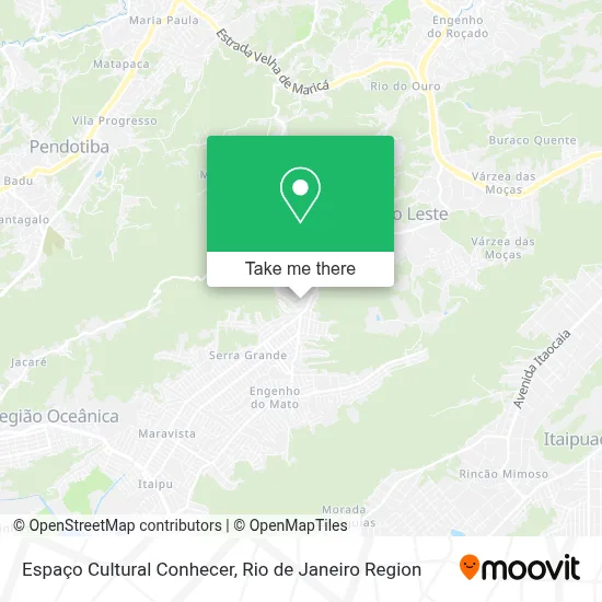 Espaço Cultural Conhecer map